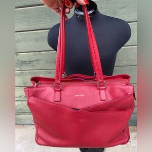 Cole Haan Genuine Leather limited edition American Airlines Travel Tote